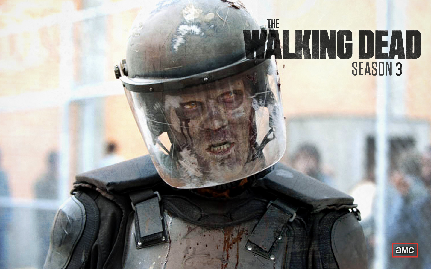 Walking Dead Prison Guard Walker - HD Wallpaper 