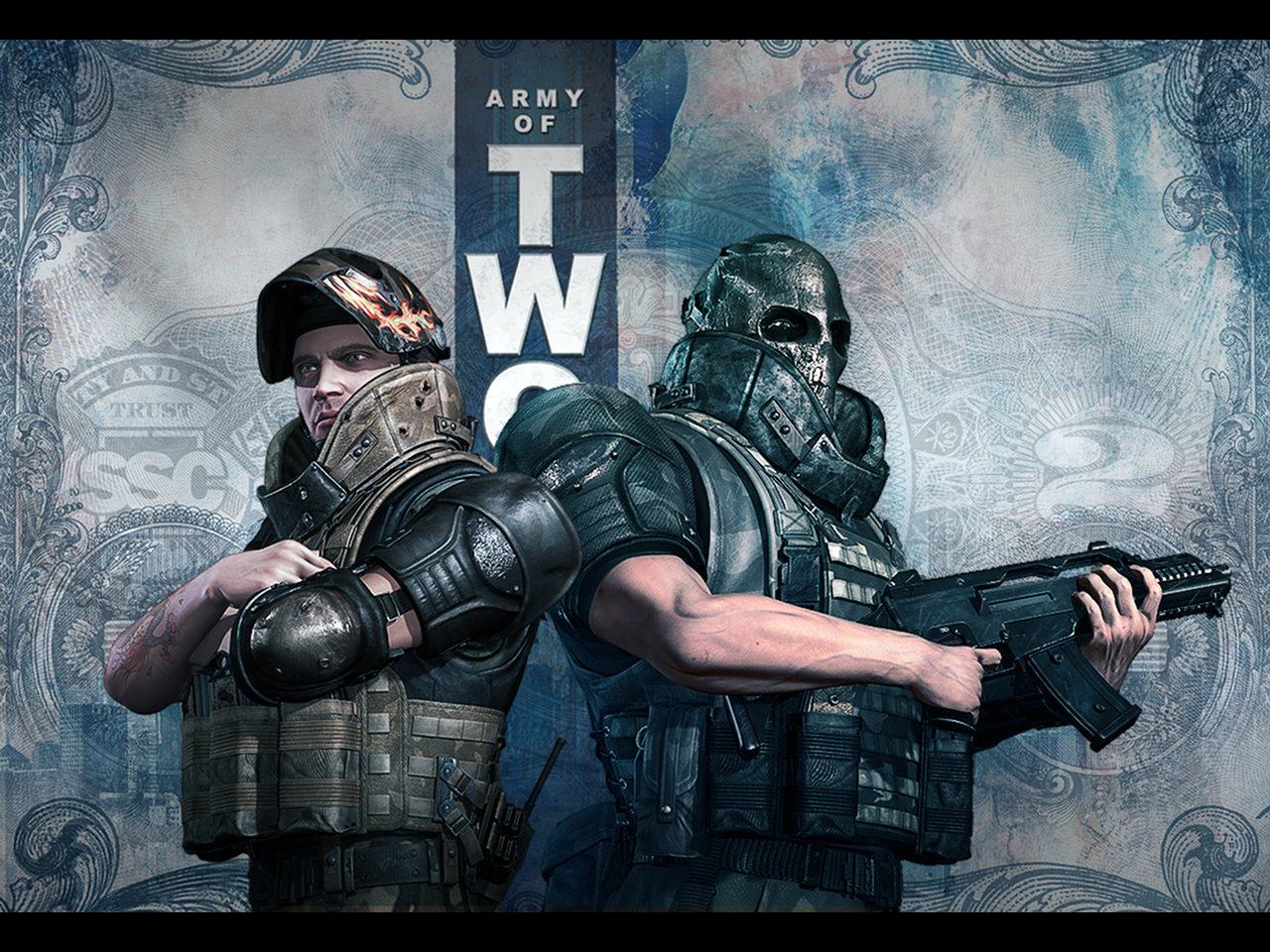 Army Two Hdq Cover Image - HD Wallpaper 