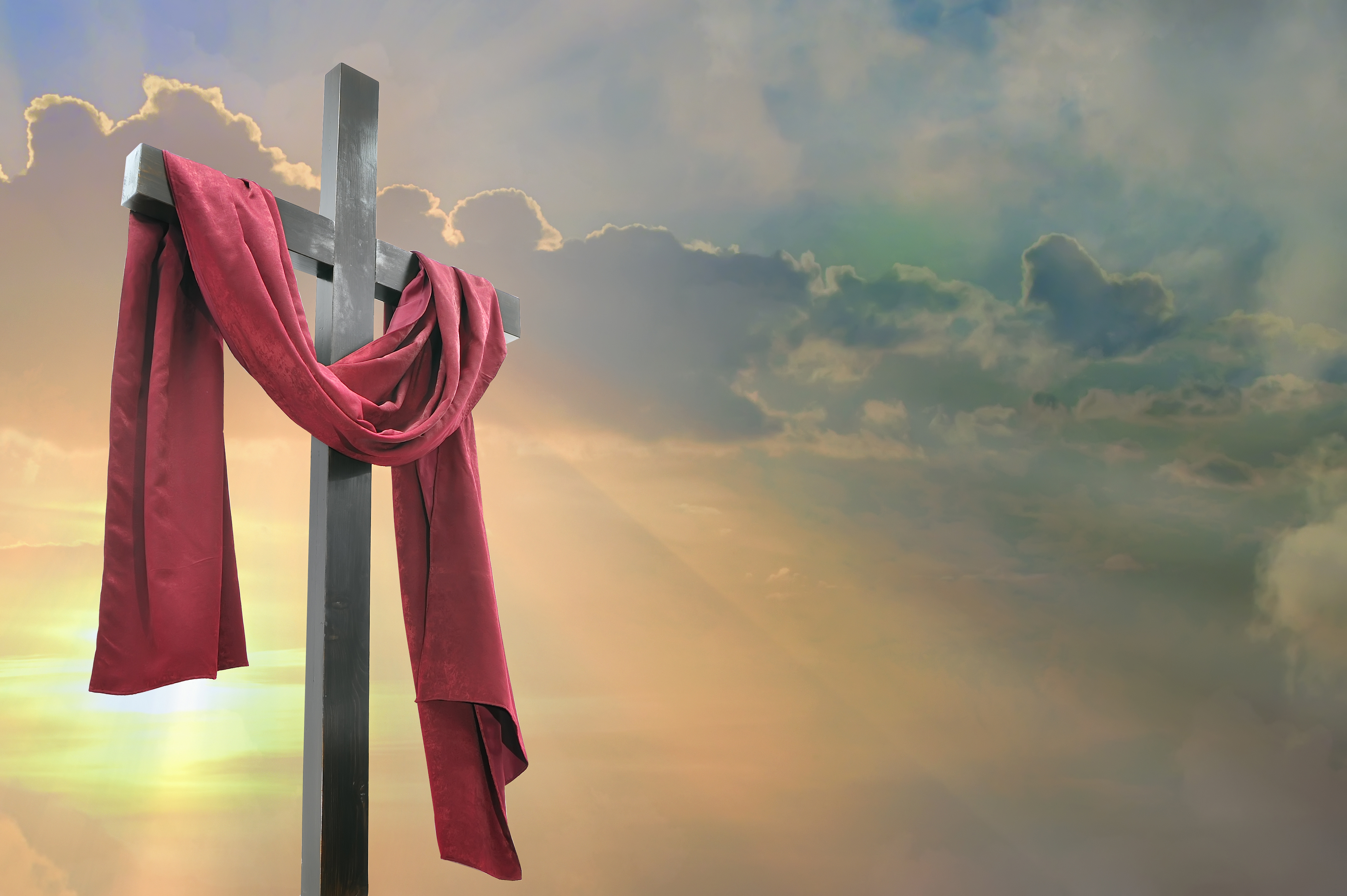 Cross Against The Sky - Happy Easter Images Hd - 4256x2832 Wallpaper -  