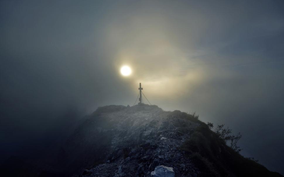 Sunlight Cross Mist Fog Hd Wallpaper,nature Hd Wallpaper,sunlight - HD Wallpaper 