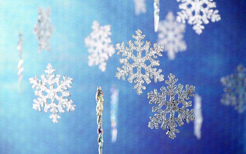 Snowflake Wallpaper Hd - HD Wallpaper 