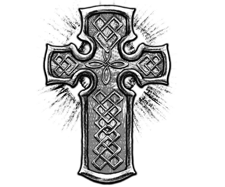 Arm Tattoo Design - Robbie Williams Cross Tattoo - HD Wallpaper 