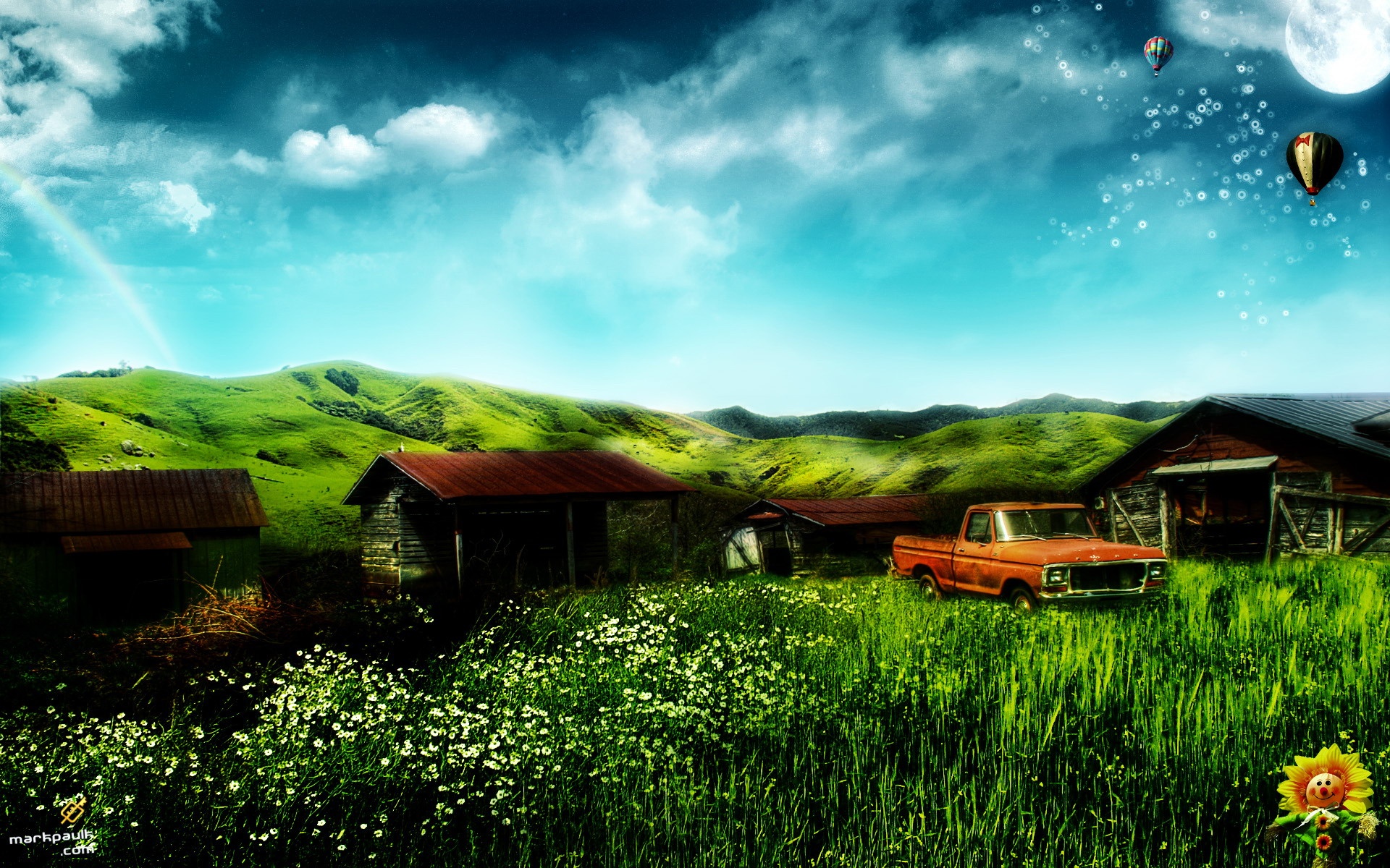 Wallpaper Dream Home House And Truck - Bangladesh Nature Pic Hd - HD Wallpaper 