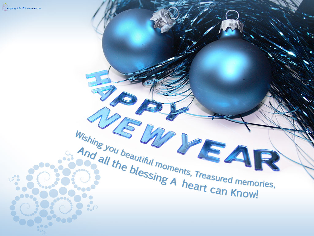 Happy New Year Desktop Wallpaper - Happy New Year 2020 Blessings - HD Wallpaper 
