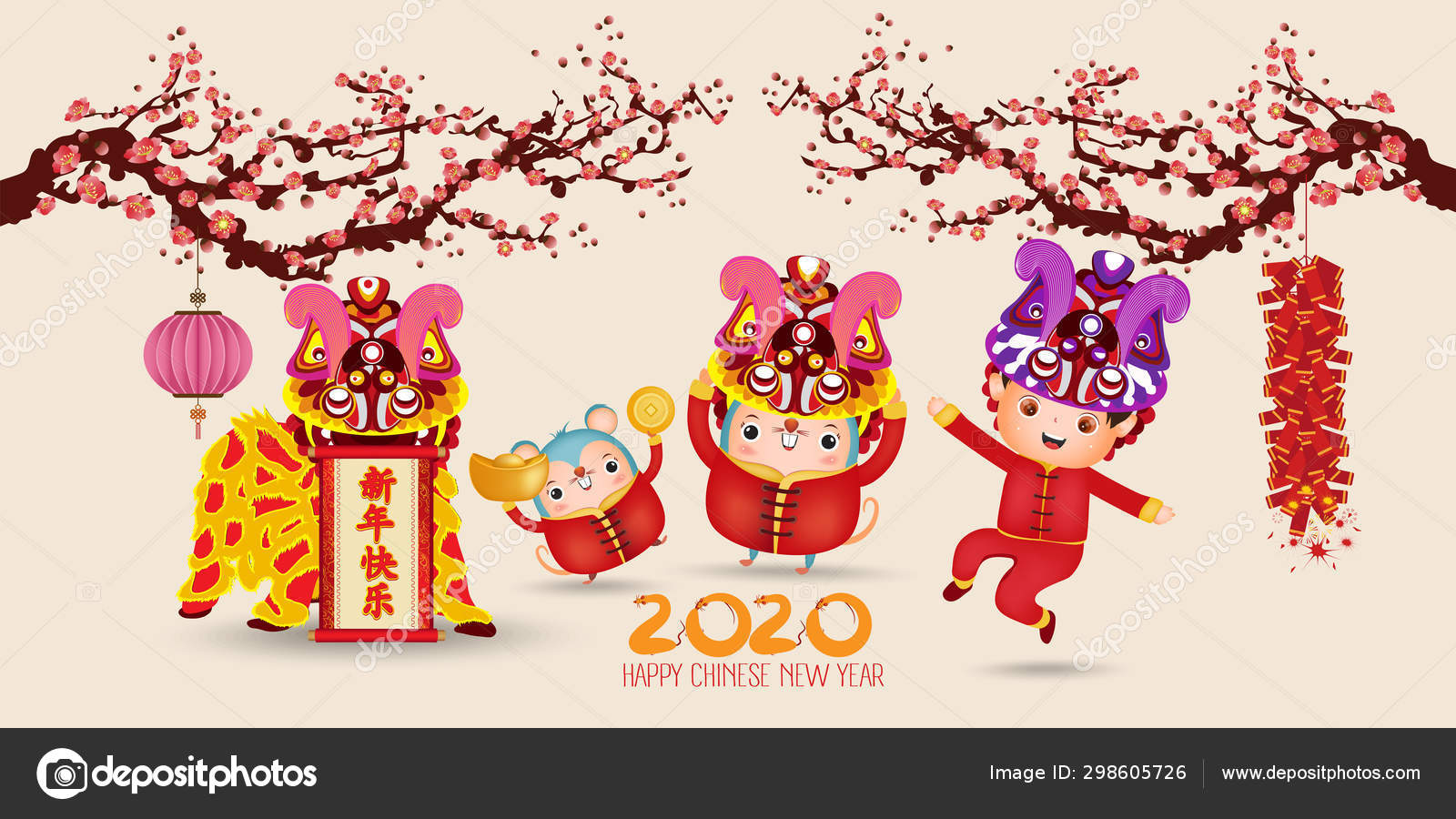 Happy Chinese New Year Eve 2020 - HD Wallpaper 