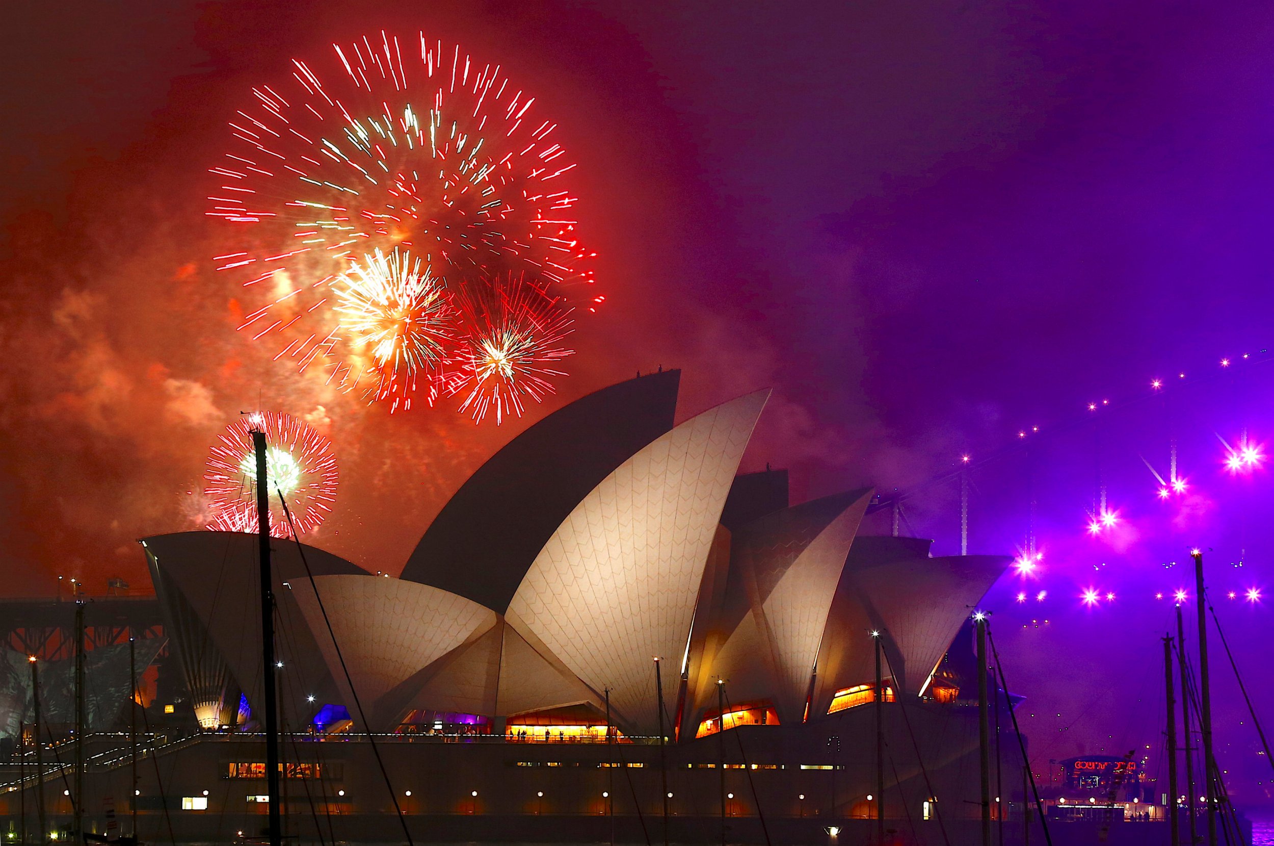 12 31 Australia - Sydney New Year 2018 - HD Wallpaper 