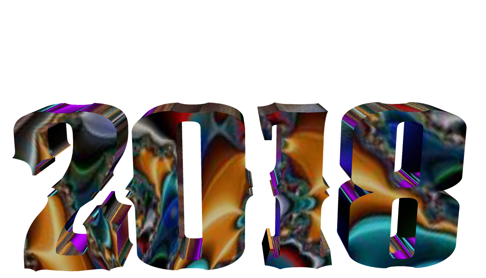 New Year 2018 3d Hd Facebook Cover Image - HD Wallpaper 