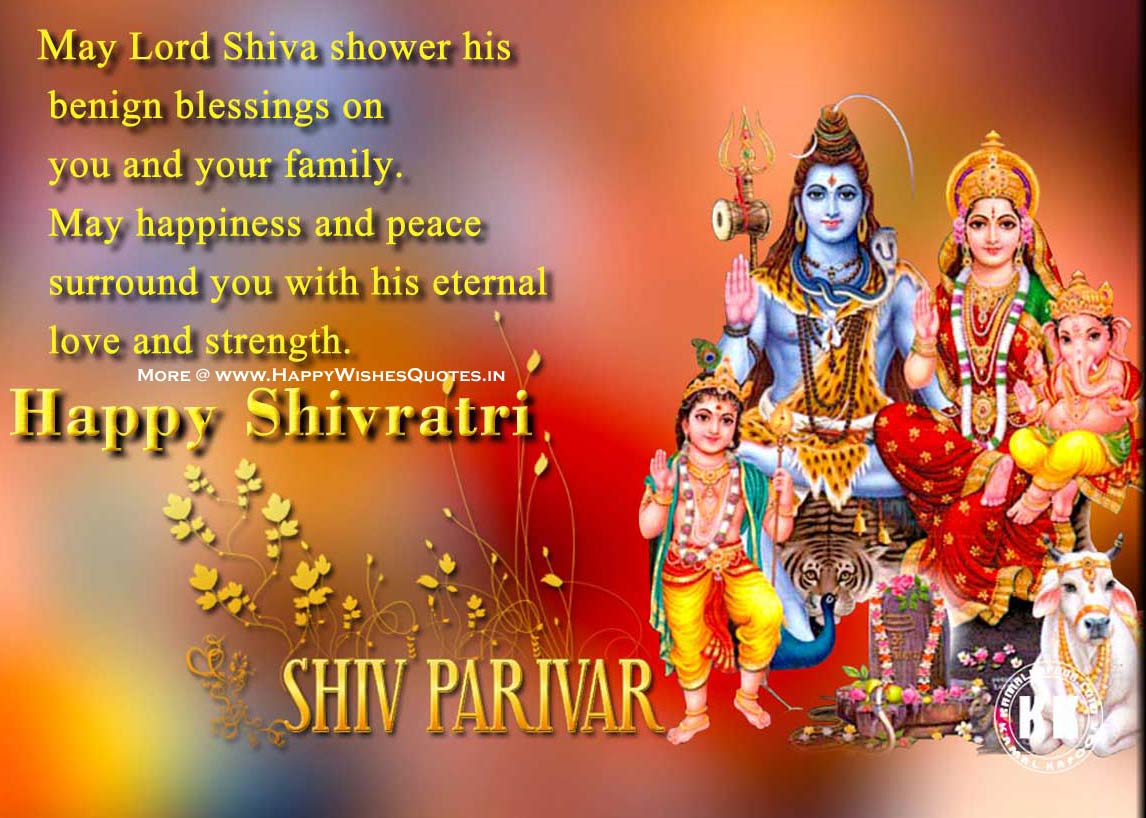 Wallpapers Lord Shiva Shivratri Images Message Quotes - HD Wallpaper 