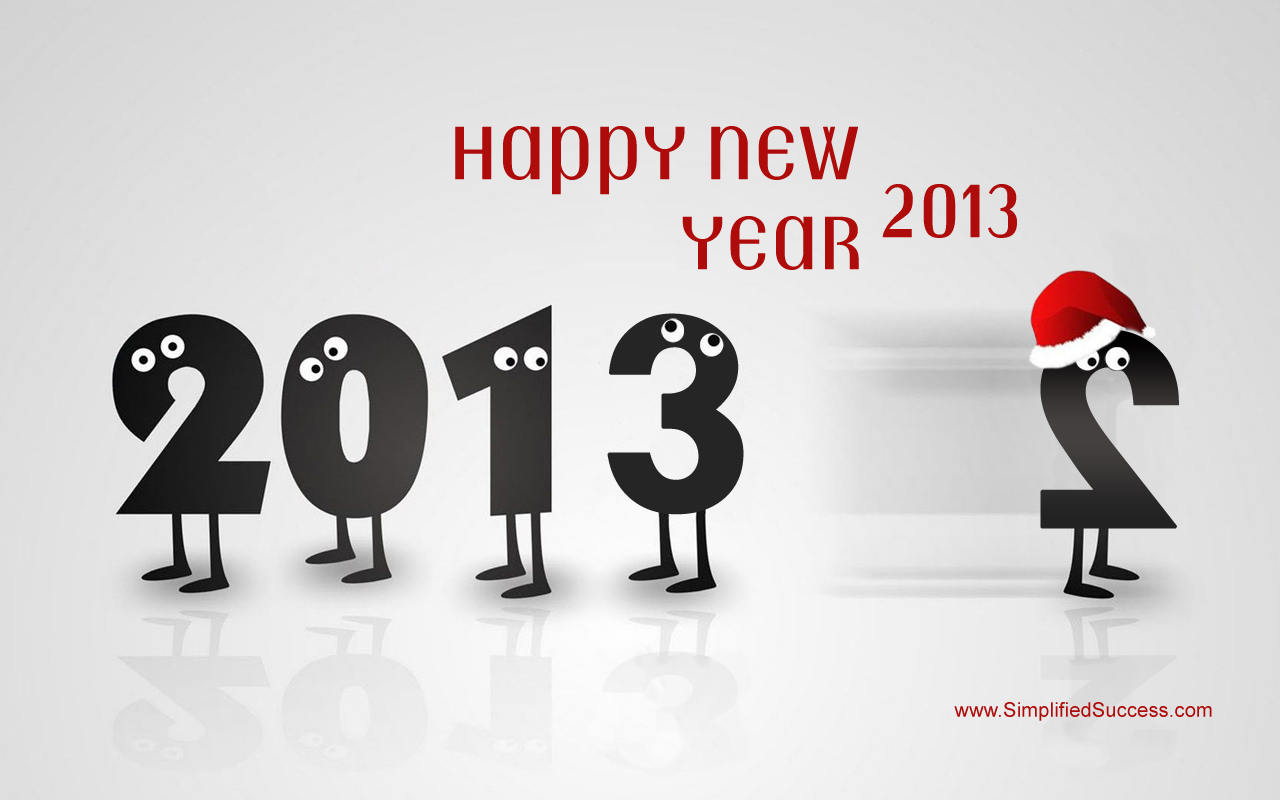 2013 Happy New Year - HD Wallpaper 