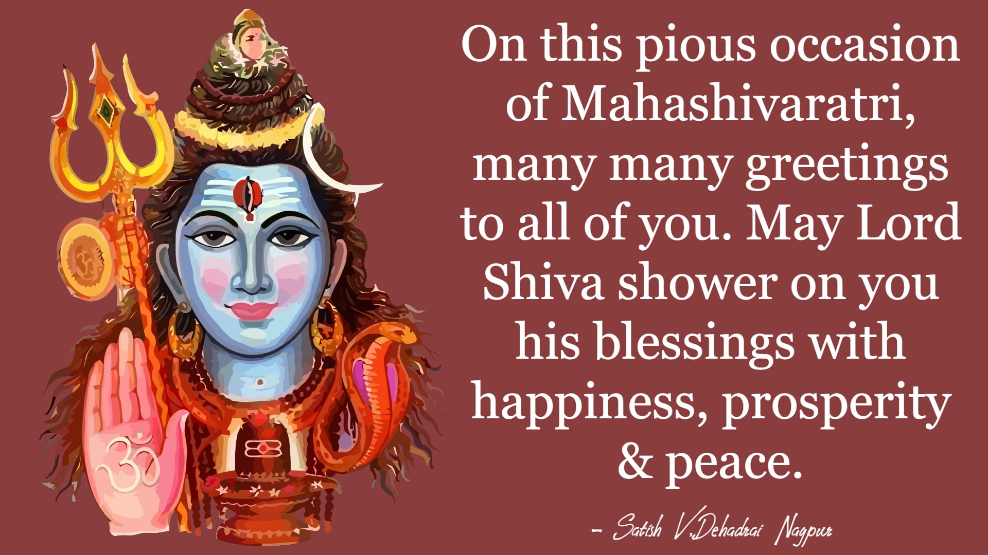 Happy Maha Shivaratri Images Download - Quotes - HD Wallpaper 