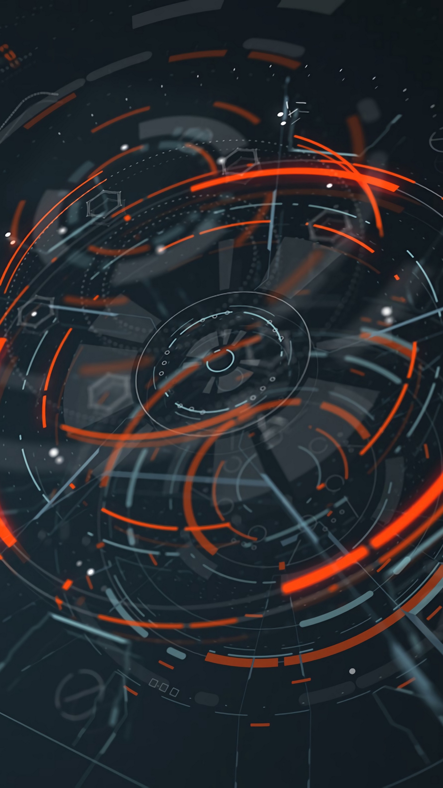 Wallpaper Hologram, Scheme, Sci-fi, Digital, Circles, - Digital Wallpaper 4k - HD Wallpaper 