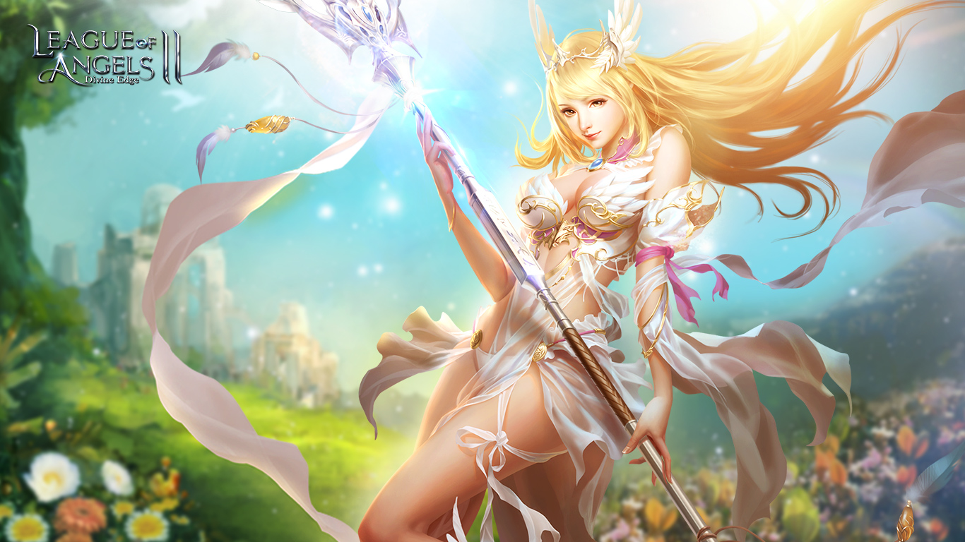 League Of Angels Doris Angel Warrior Wallpaper - HD Wallpaper 