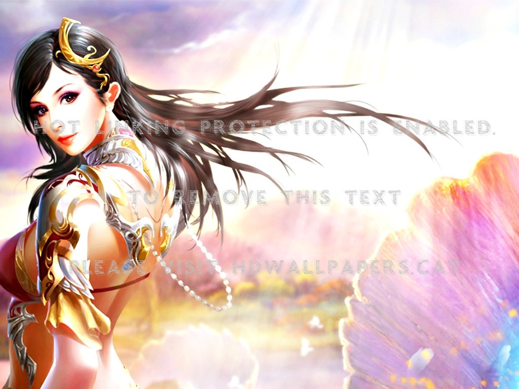Fantasy Girl Aoede League Of Angels Woman - Wallpaper - HD Wallpaper 