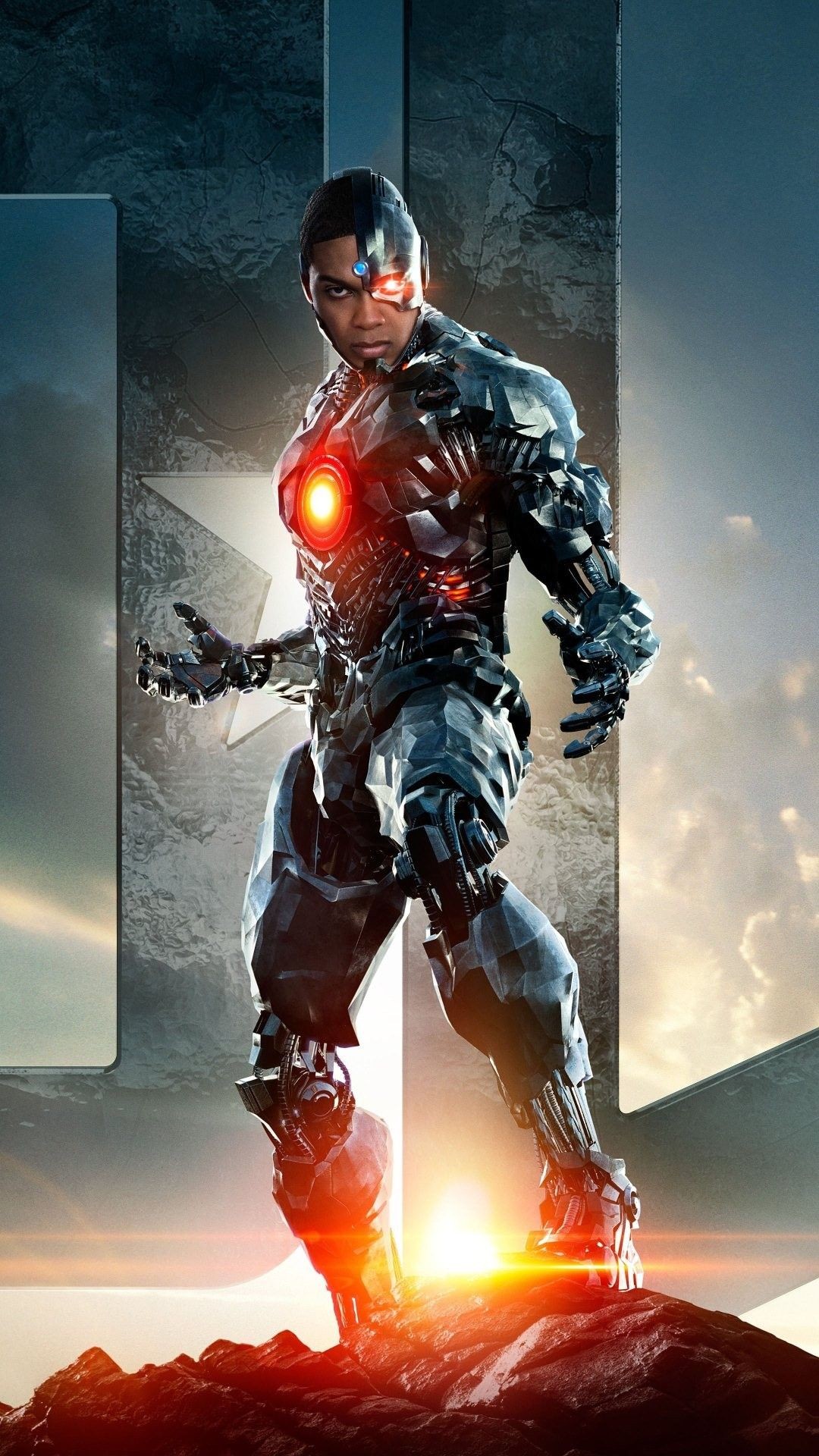 Cyborg Justice League Android And Iphone Wallpaper - Cyborg Justice League Movie - HD Wallpaper 