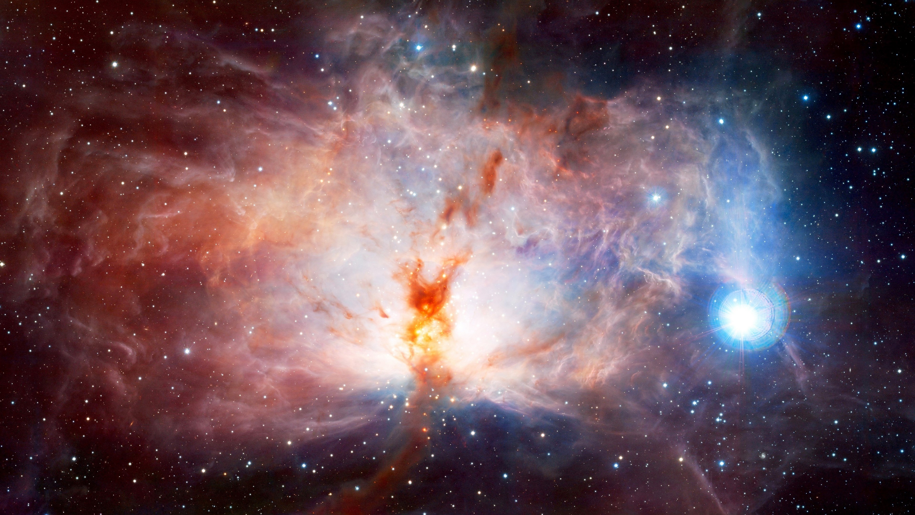 Flame Nebula - HD Wallpaper 