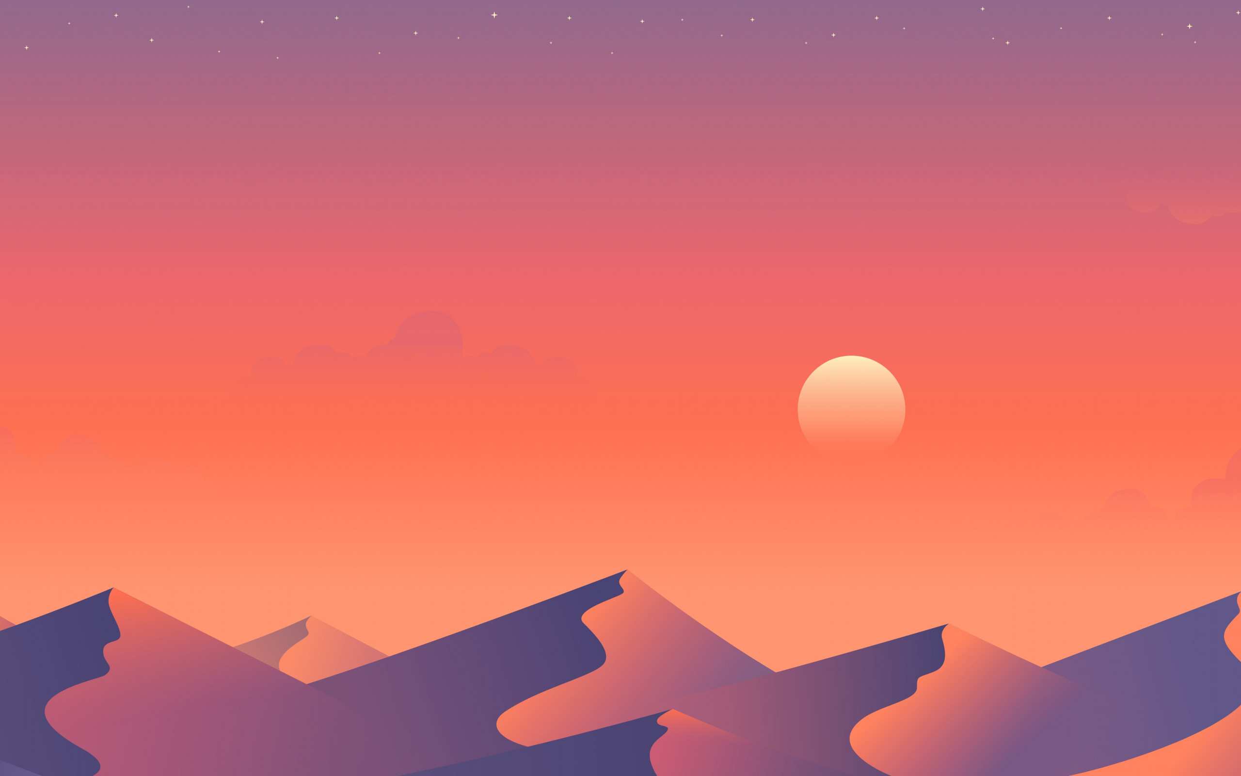 Desert Nights 2 Wallpaper - HD Wallpaper 