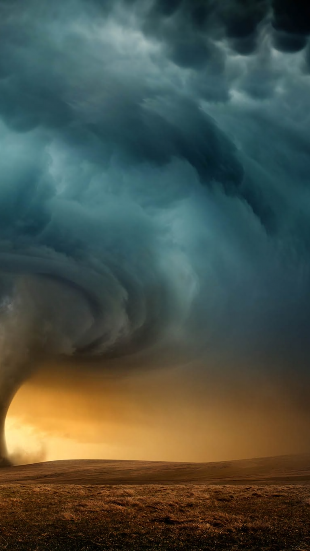 Tornado, Clouds, Desert - HD Wallpaper 