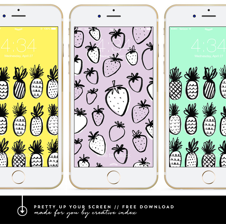 Free Fruit Phone Wallpaper Background By Creative Index - Iphone - HD Wallpaper 