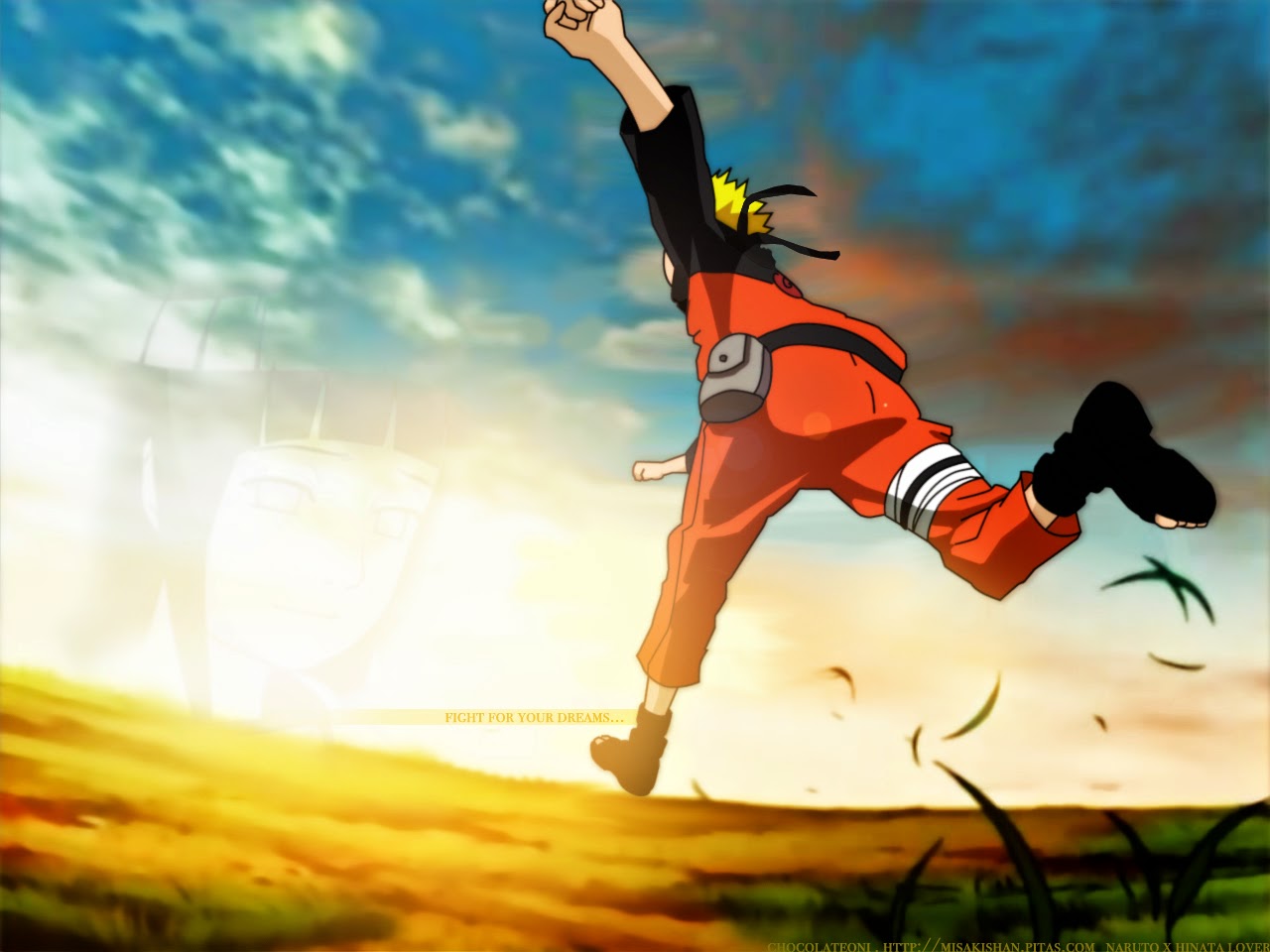 Naruto Running Wallpaper - Naruto Wallpapers For Desktop - HD Wallpaper 