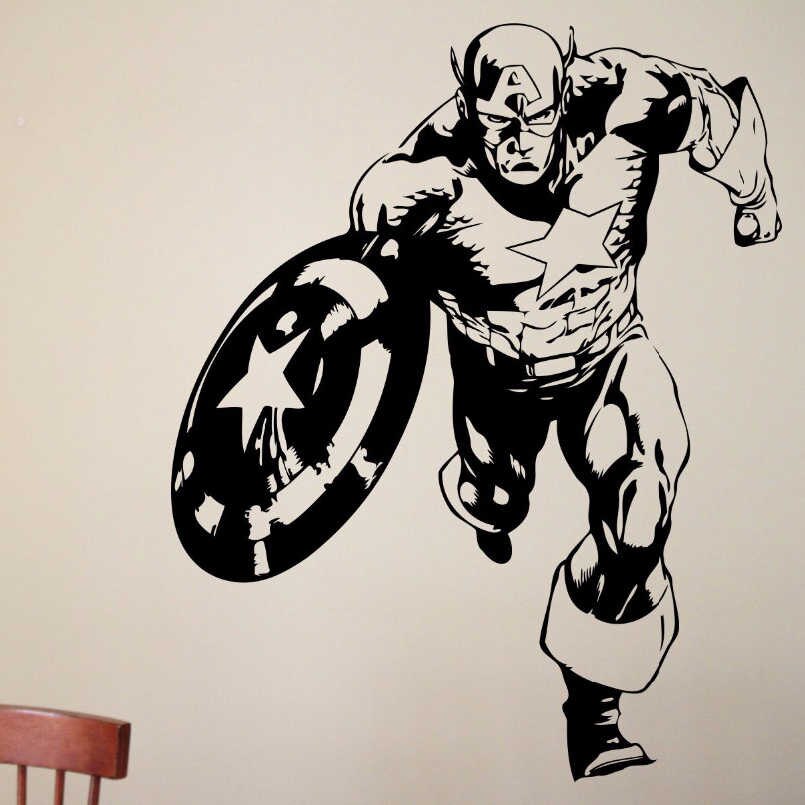Running Man Strong Wall Stickers Wallpaper Home Decoration - Marvel Character Wall Decals - HD Wallpaper 