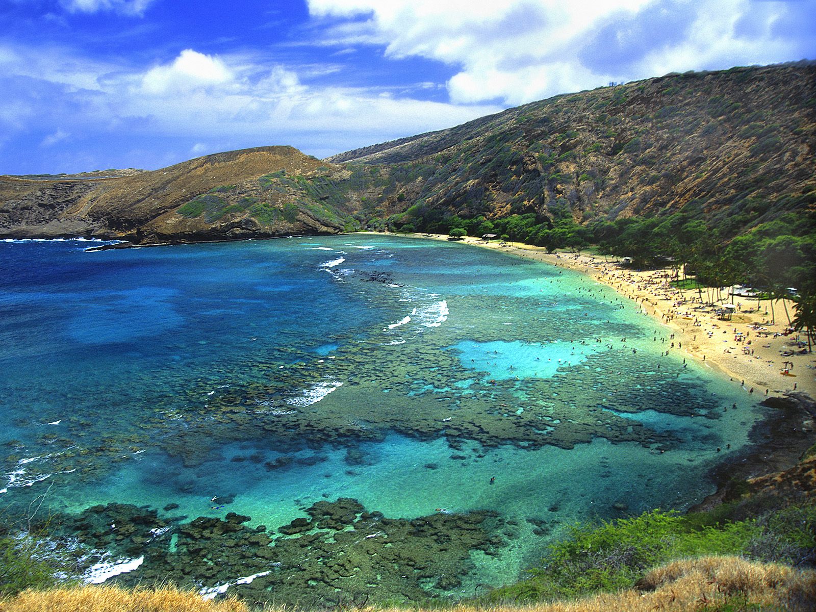 Hanauma Bay Oahu Hawaii Wallpapers Desktop - HD Wallpaper 