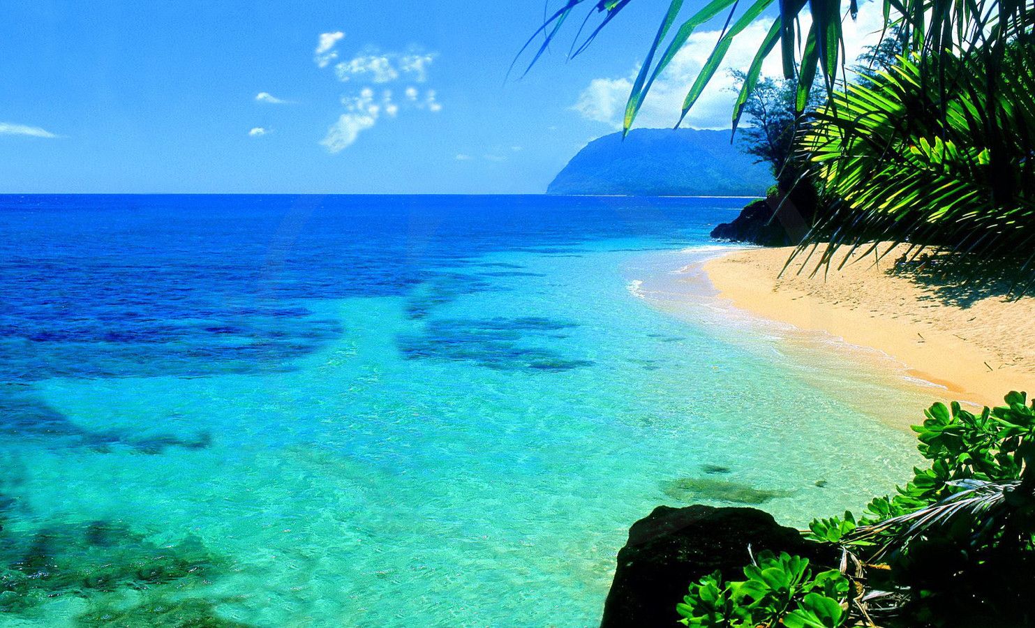 Hawaii Desktop Wallpaper Sunny Day In Hawaii 14x900 Wallpaper Teahub Io