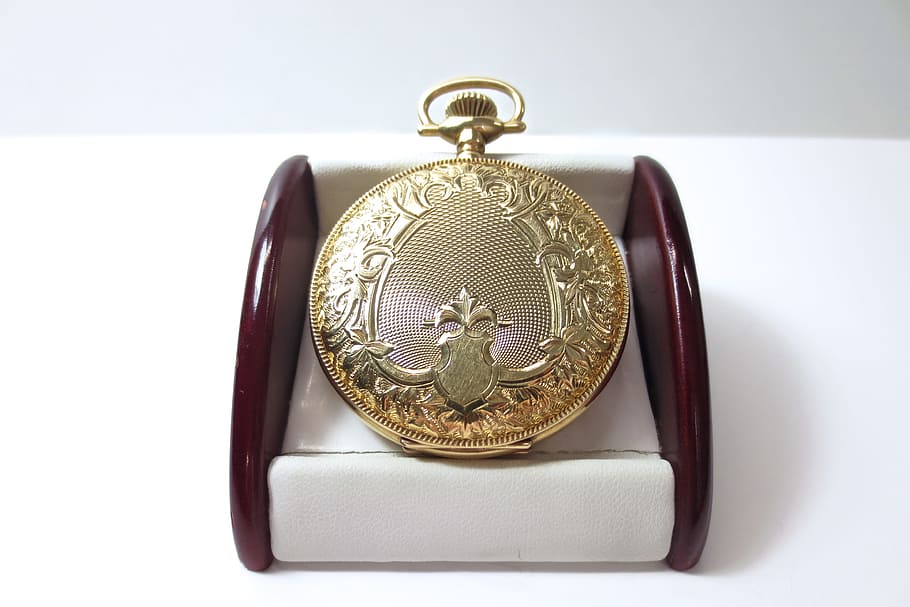 Pocket, Watch, Antique, Fine, Gold, Golden, Time, Clock, - Pocket Watch - HD Wallpaper 
