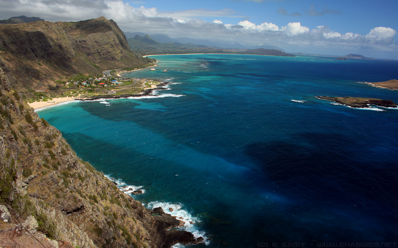 Oahu Wallpaper - Wallpapersafari - Hawaii Coast Line Ohau - HD Wallpaper 