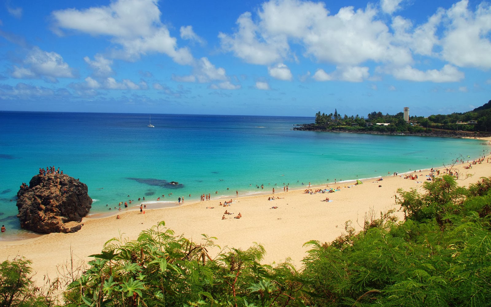 Waimea Bay - HD Wallpaper 