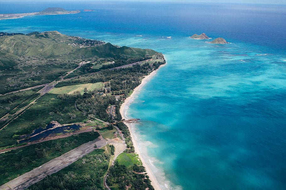 Kailua, United States, Lanikai Beach, Oahu, Islands, - HD Wallpaper 