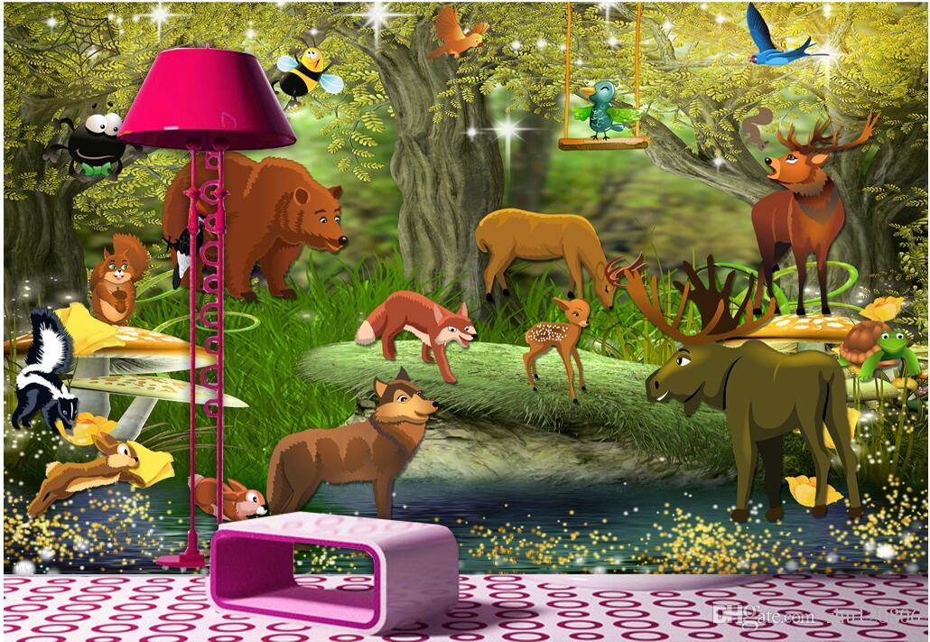 Papel De Parede Animais Da Floresta - HD Wallpaper 