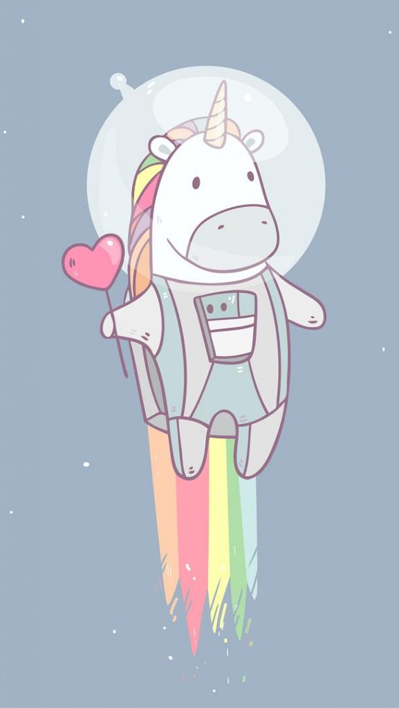 Cute Unicorn Wallpaper - Unicorn Background For Phone - HD Wallpaper 