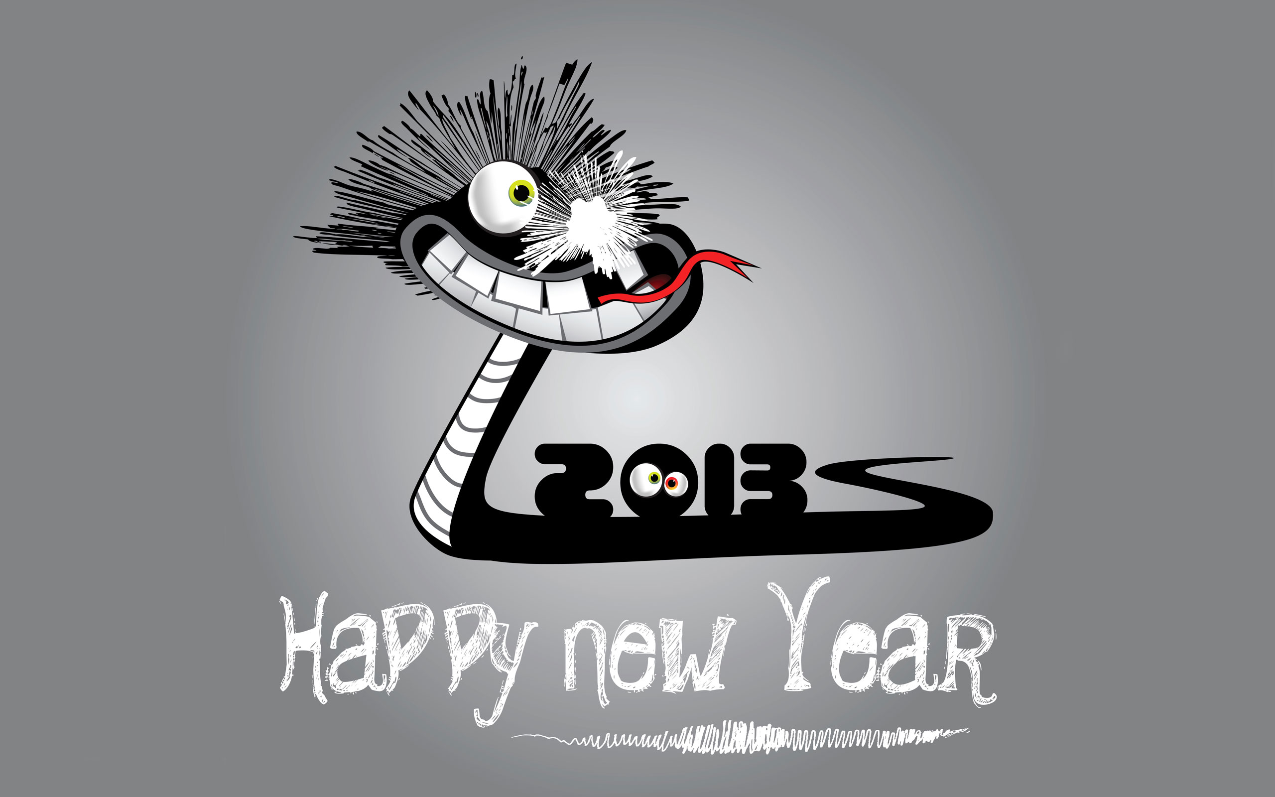 Happy New Year Freak - HD Wallpaper 