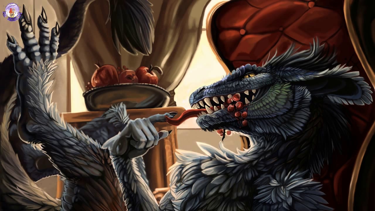 Fantasy Dragon Feast - HD Wallpaper 