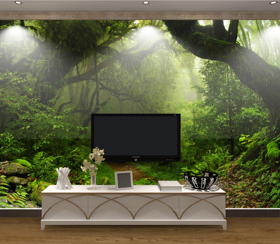 4d Wallpaper Walls Custom Forest Wallpapers For Living - Natural Biodiversity In India - HD Wallpaper 