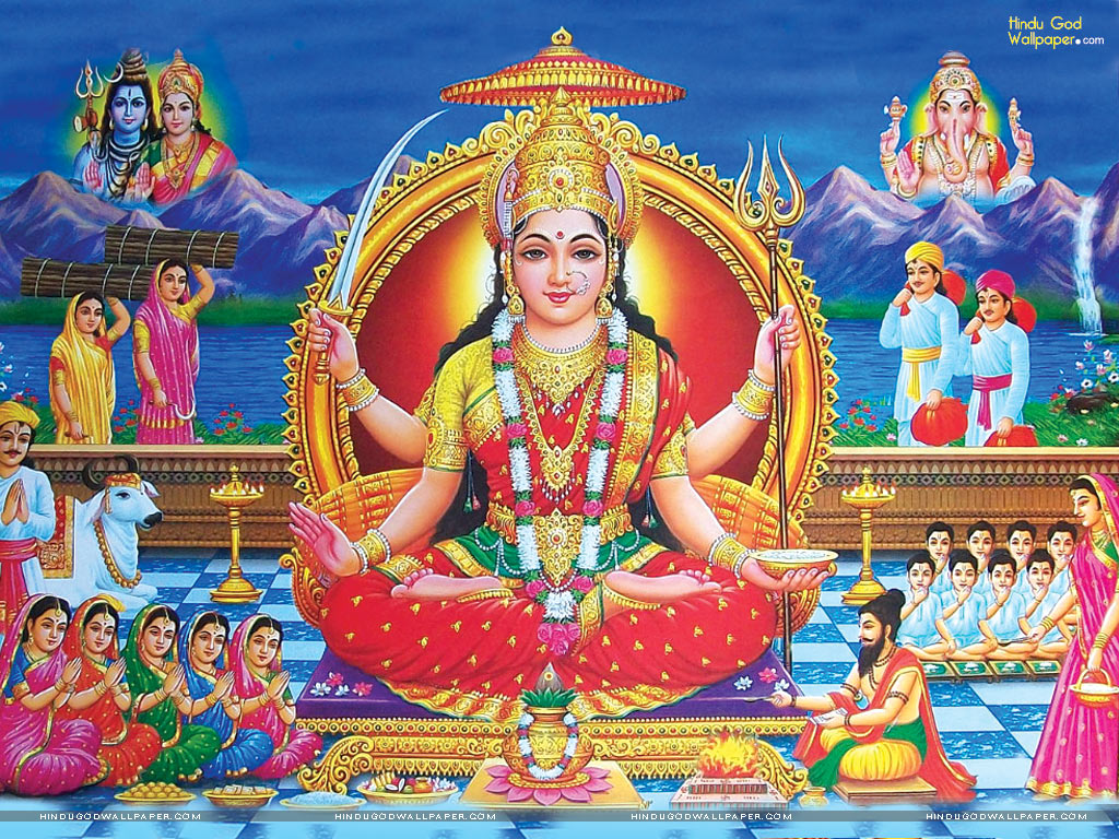 Santoshi Mata Ki Photo Download - HD Wallpaper 