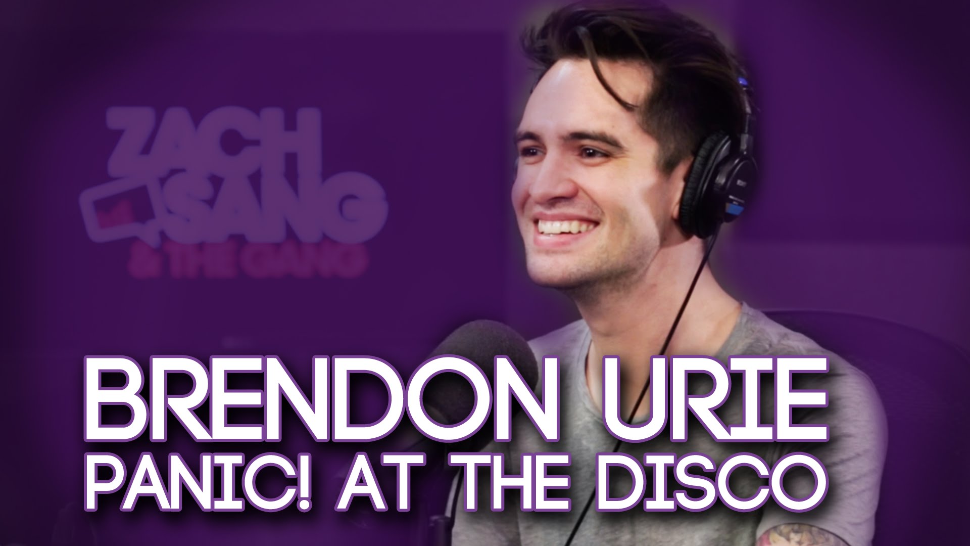 Brendon Urie Picture With Name - HD Wallpaper 