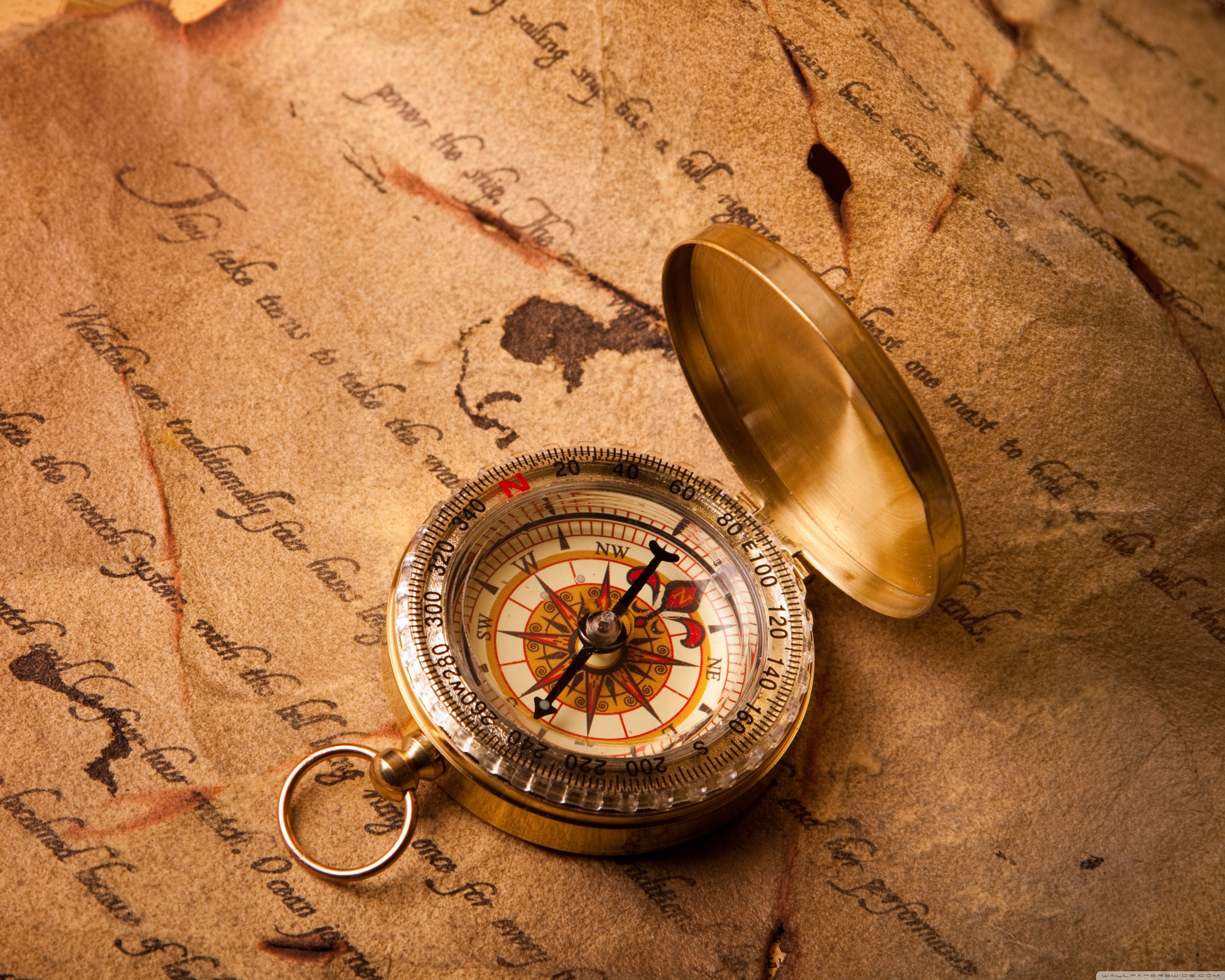 Compass Background - HD Wallpaper 