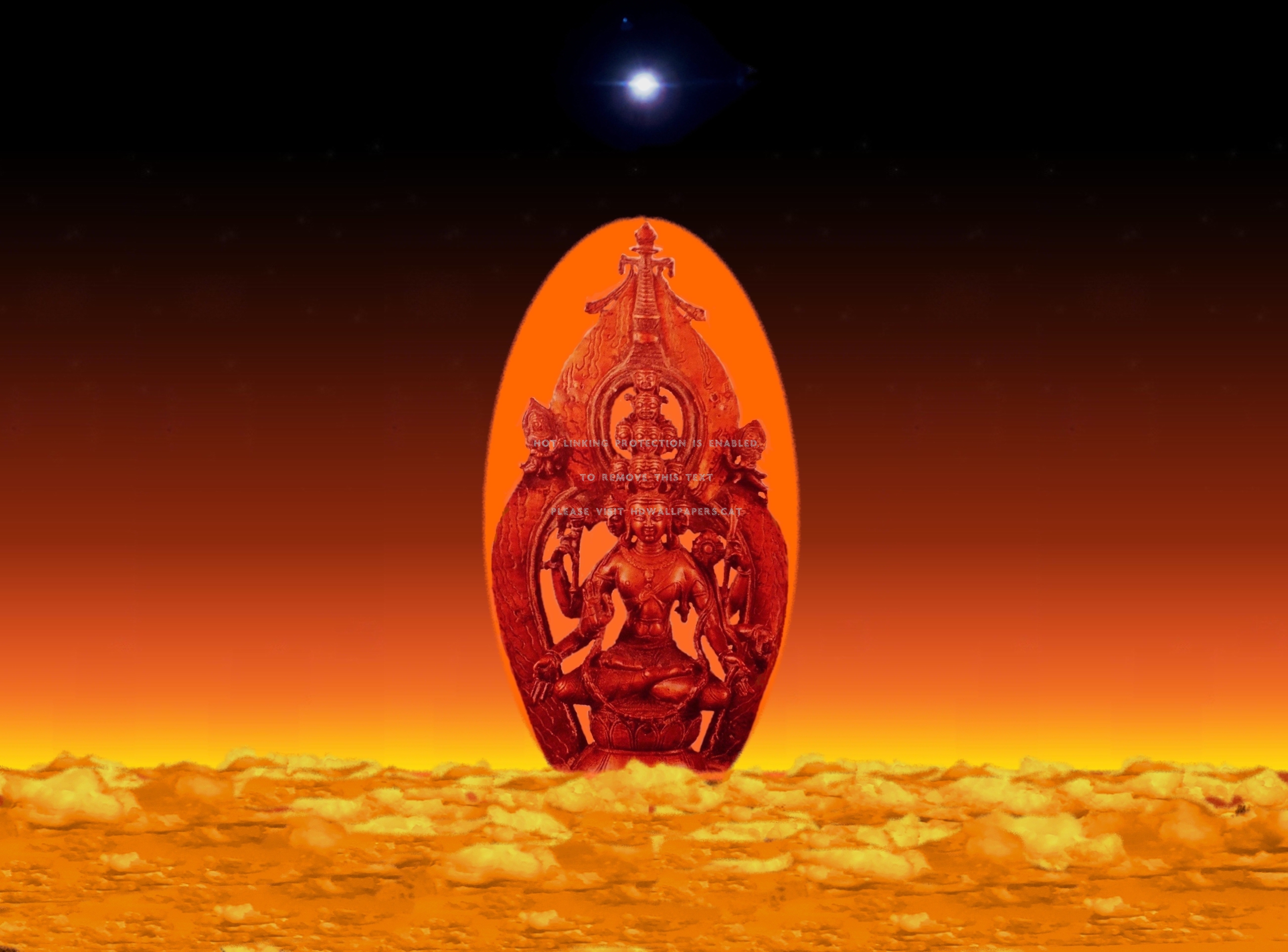 Art Religion People - Moon - HD Wallpaper 