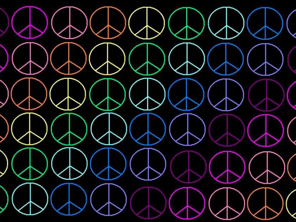Peace And Love Wallpaper - Peace Sign Backgrounds - HD Wallpaper 