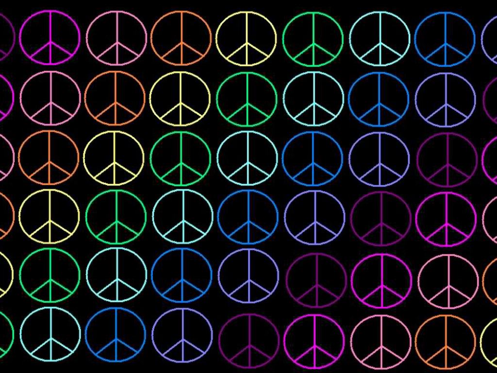 Peace And Love Wallpaper - Peace Sign Backgrounds - HD Wallpaper 