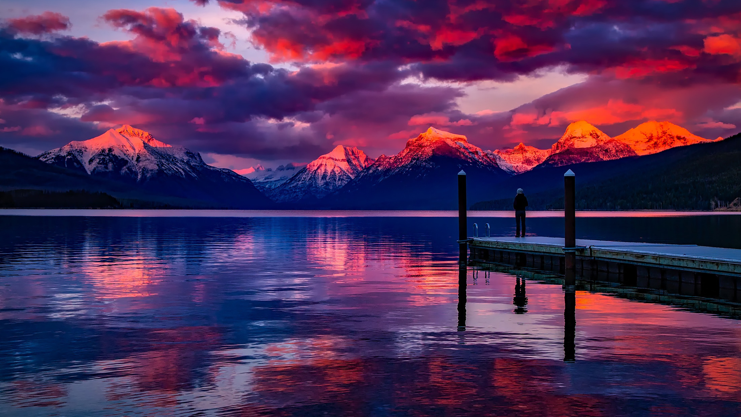 Calm And Peaceful Landscape Wallpapers New Zealand In March 2560x1440 Wallpaper Teahub Io
