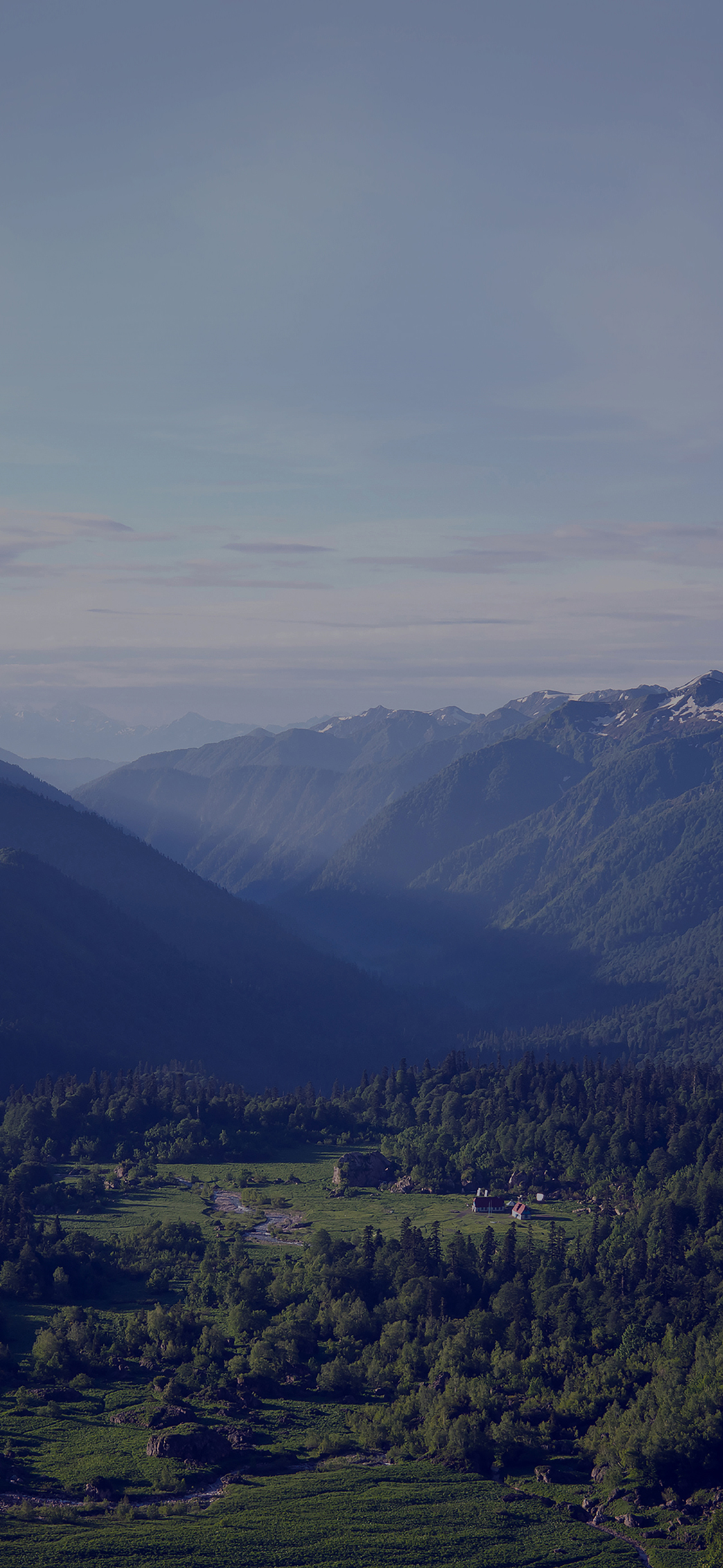 Com Apple Iphone Wallpaper Mh52 Peaceful Mountain Blue - Peaceful Mountain Wallpaper For Phone - HD Wallpaper 