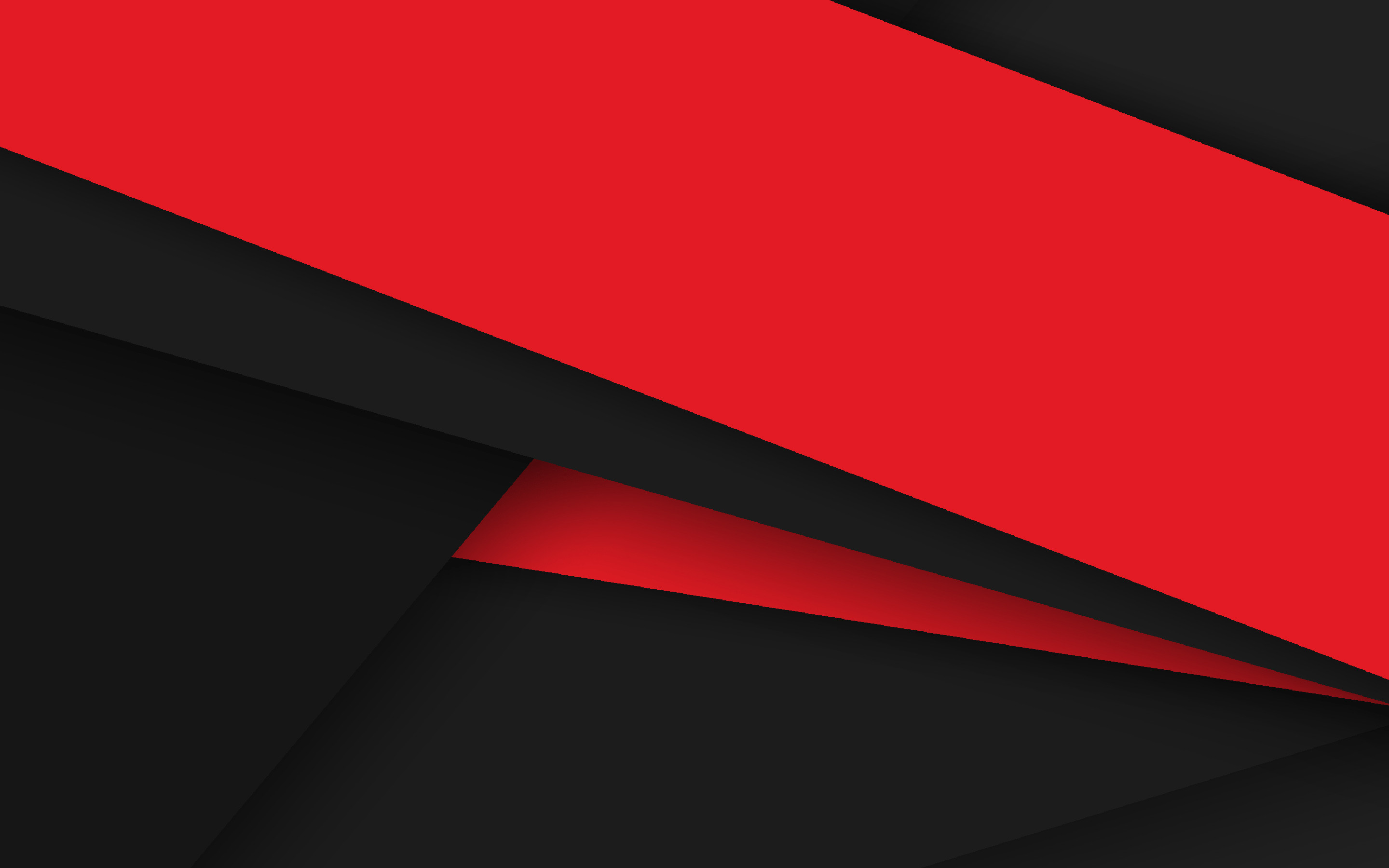 2880x1800, Material Design, Art, Red And Black, Lines, - Material Design Black Red - HD Wallpaper 