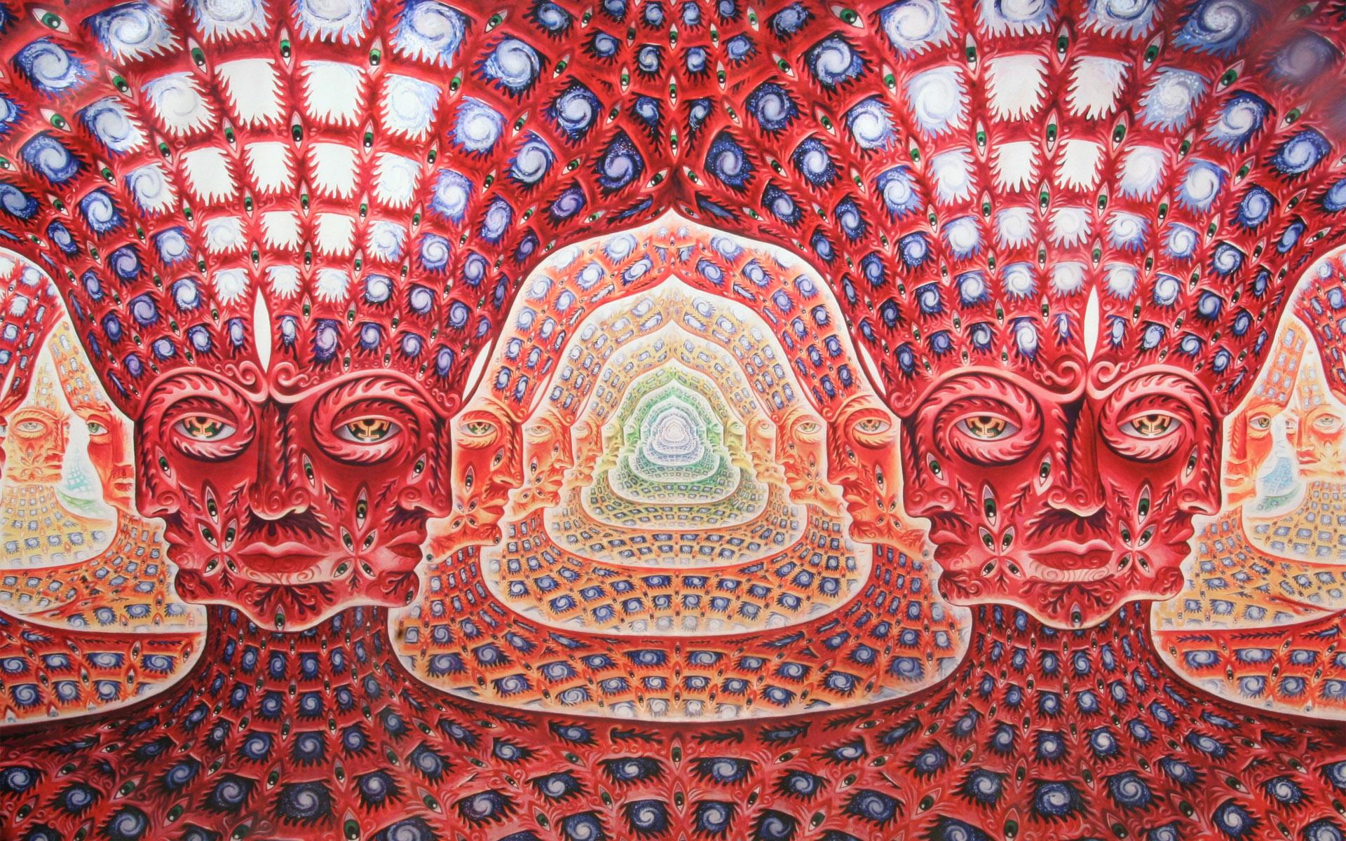 Jonathan Delsanto - Alex Grey Art - HD Wallpaper 