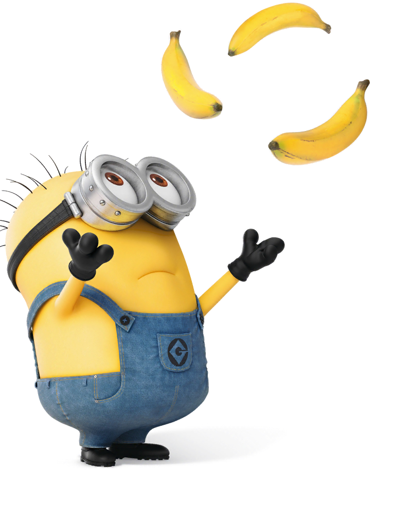 Movies Banana Wallpapers Desktop - Minions With Banana - HD Wallpaper 