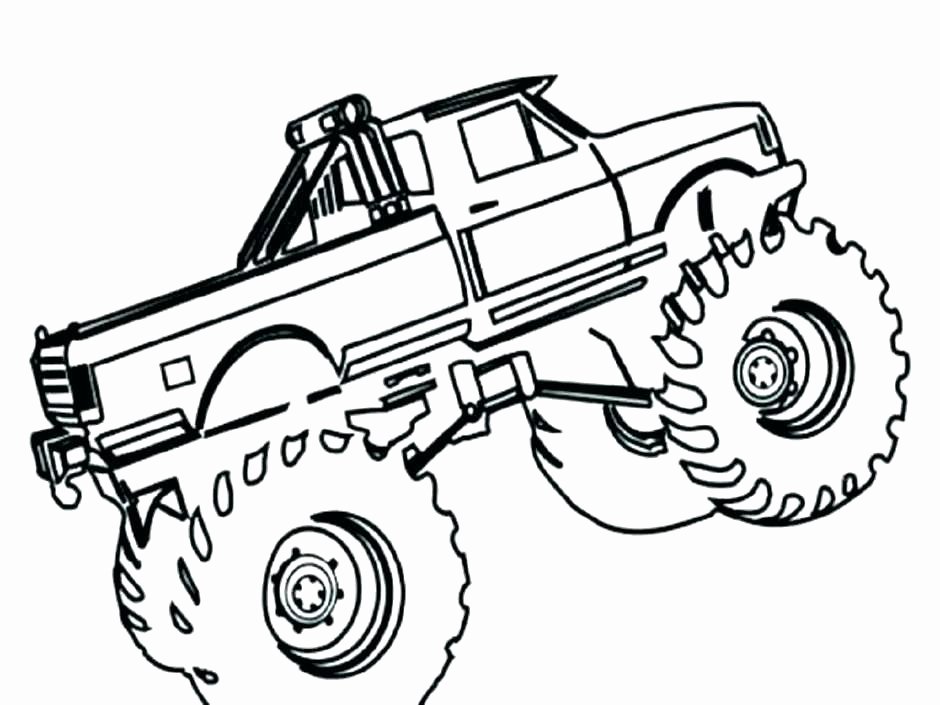 El Toro Loco Monster Jam Coloring Page - HD Wallpaper 