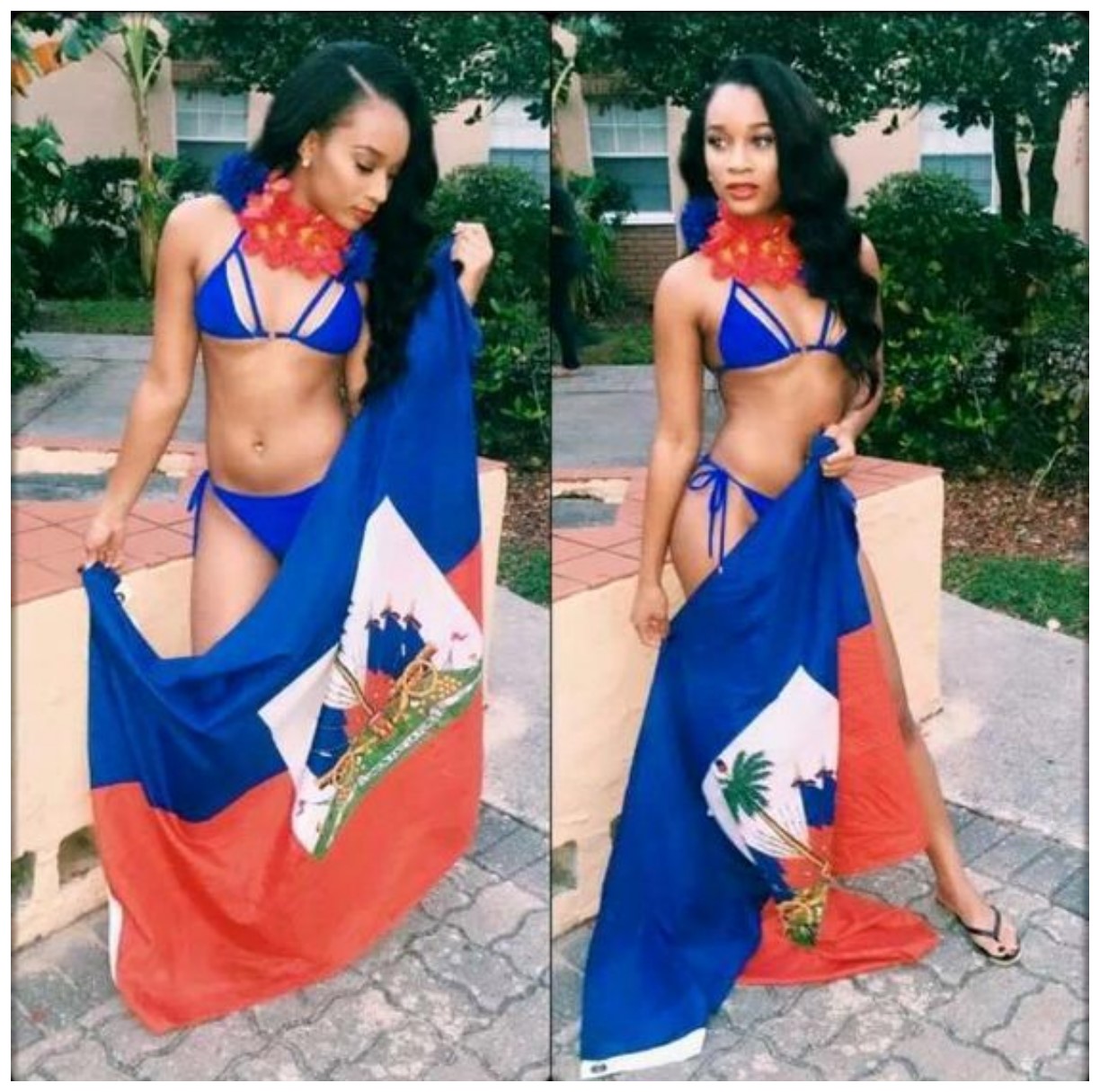 Image For Haitian Flag Day Hot Outfits Fashion - Nude Girl Haitian Flag - HD Wallpaper 
