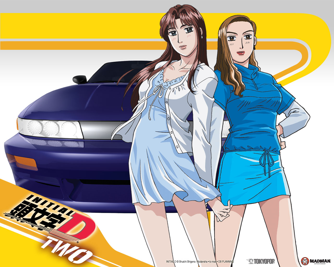 Initial D 2 Girls - HD Wallpaper 