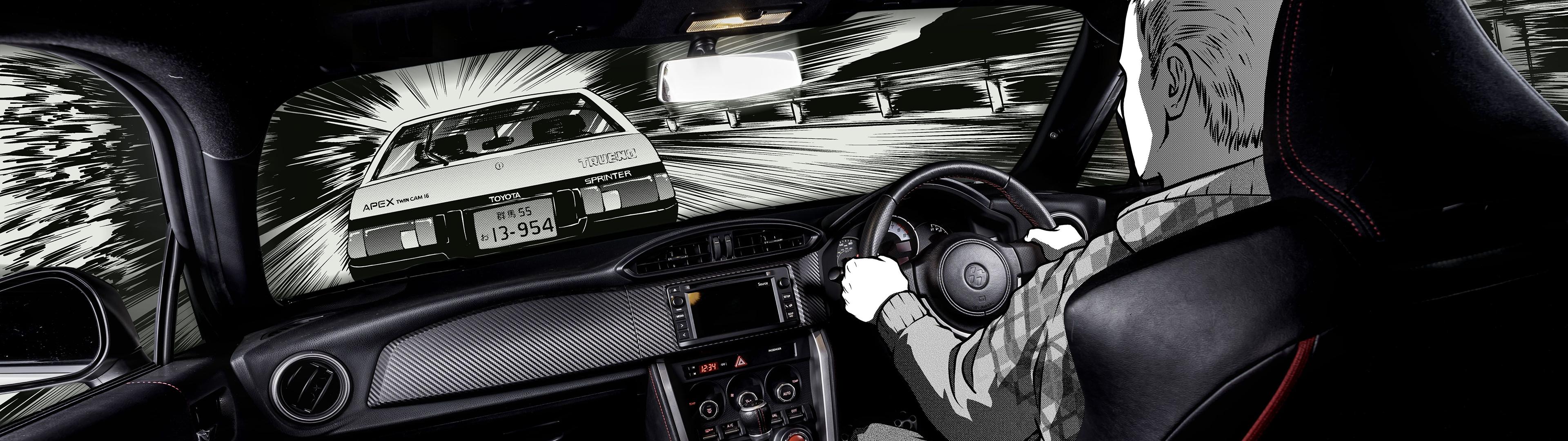 Initial D Car Interior 3840x1080 Wallpaper Teahub Io